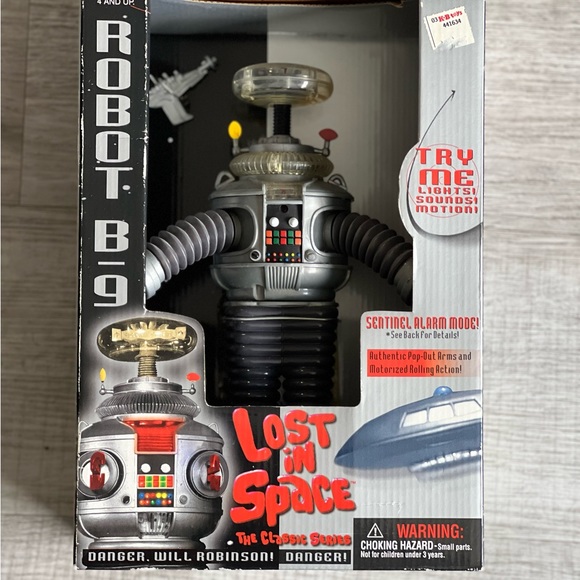 NIB Lost In Space ROBOT B-9 TALKING 1997 - Picture 5 of 13